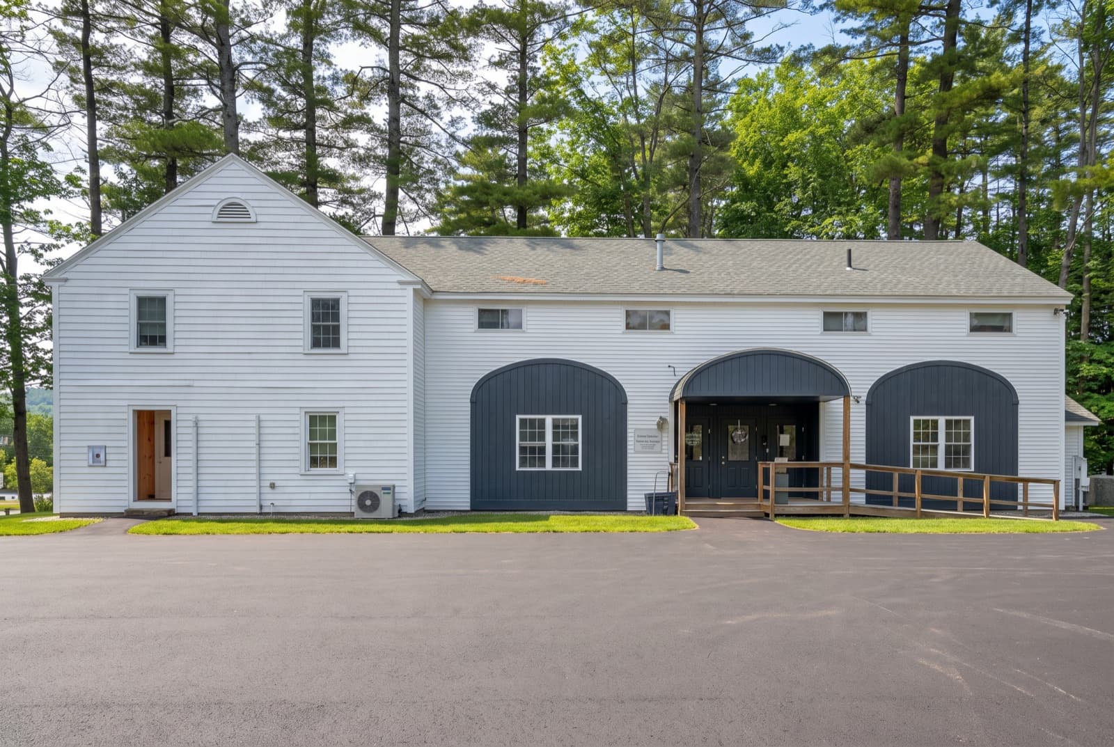 Our building at 2977 White Mountain Highway in North Conway, shown renovated